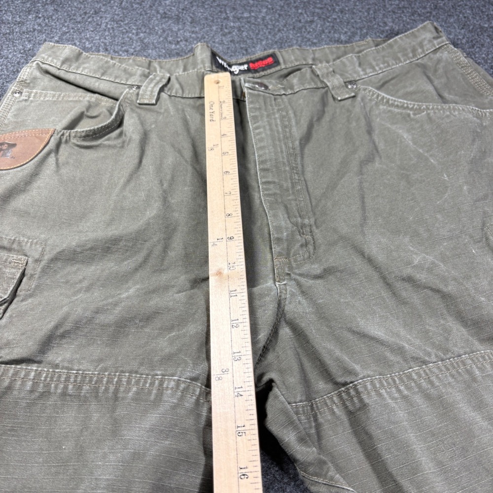 Wrangler Pants Men 40x34 Green RIGGS WORKWEAR Carpenter Cargo Ripstop Utility - Picture 8 of 13